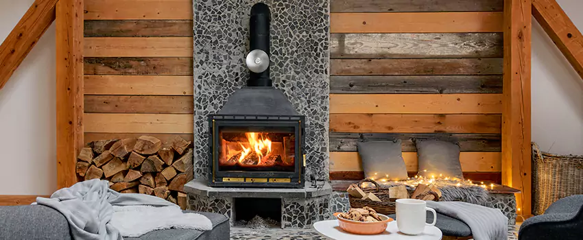 Thelin Hearth Products Direct Vent Gas Stove Fireplace Inspection in Corinth, Mississippi